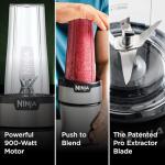Ninja BN301 Compact Personal Blender with To-Go Cups
