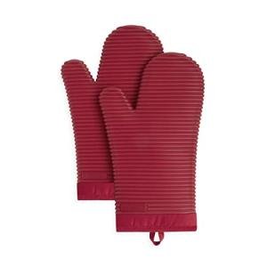 KITCHENAID Silicone Oven Mitts 2-Pack, Red