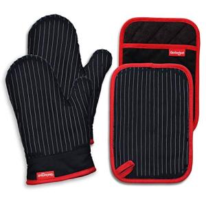 Coziselect Heat-Resistant Oven Mitts and Holders Set