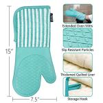 Silicone Oven Mitts Set - Heat Resistant & Non-Slip