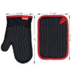 Coziselect Heat-Resistant Oven Mitts and Holders Set