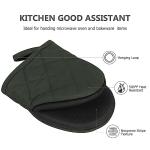 Mini Heat-Resistant Silicone Oven Mitts (Gray)