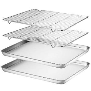 Wildone Stainless Steel Baking Sheet and Rack Set