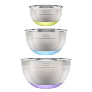 Cuisinart 3-Piece Stainless Steel Mixing Bowls Set