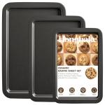 HONGBAKE Ceramic Baking Sheet Pan Set - 3 Pack
