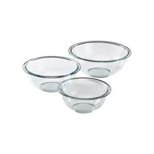 Pyrex 3-Piece Glass Mixing Bowls Set