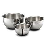 HexClad Stainless Steel Mixing Bowls with Lids