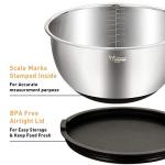 Wildone Stainless Steel Nesting Mixing Bowls Set