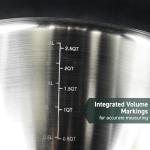 HexClad Stainless Steel Mixing Bowls with Lids