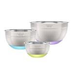 Cuisinart 3-Piece Stainless Steel Mixing Bowls Set