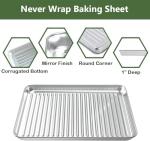 ROTTAY Nonstick Baking Sheet and Rack Set
