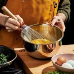 HexClad Stainless Steel Mixing Bowls with Lids