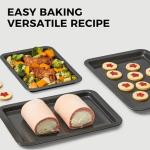 HONGBAKE Ceramic Baking Sheet Pan Set - 3 Pack