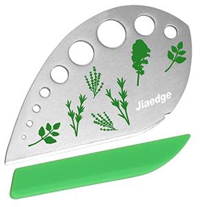 Jiaedge 9-Hole Stainless Steel Herb Stripper