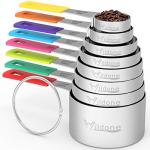 Wildone 8-Piece Stainless Steel Measuring Cups Set