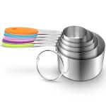 Stainless Steel Measuring Cups and Spoons Set