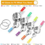 Wildone 8-Piece Stainless Steel Measuring Cups Set