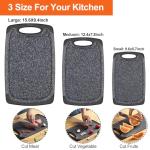 KIMIUP 3-Piece Dishwasher Safe Cutting Board Set