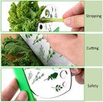 Jiaedge 9-Hole Stainless Steel Herb Stripper