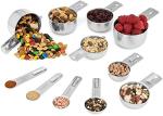 Hudson Essentials Stackable Stainless Steel Measuring Set