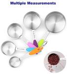 Stainless Steel Measuring Cups and Spoons Set