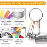 Wildone 8-Piece Stainless Steel Measuring Cups Set