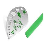 Jiaedge 9-Hole Stainless Steel Herb Stripper
