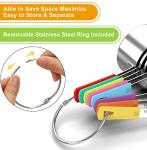 Wildone 8-Piece Stainless Steel Measuring Cups Set