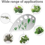 Jiaedge 9-Hole Stainless Steel Herb Stripper