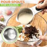 Magnetic Stainless Steel Measuring Cups Set of 7