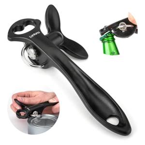 Smooth Edge Can Opener with Bottle Cap Lifter