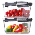 Large Glass Meal Prep Containers with Airtight Lids