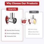 KitchenAid Stainless Steel Slicer and Shredder Attachment