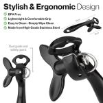 Smooth Edge Can Opener with Bottle Cap Lifter