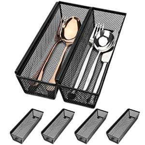Silverware Drawer Organizer Set for Large Utensils