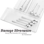 Clear Plastic Drawer Organizer Trays - 3 Pack