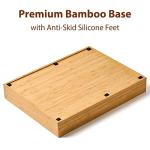 Bamboo Kitchen Drawer Organizer with 7 Slots
