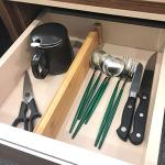 Expandable Bamboo Drawer Dividers Set of 6