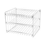 3-Tier Chrome Can Organizer for Kitchen Storage
