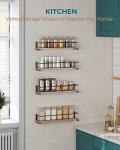 Rustic Wall-Mounted Spice Rack – 2 Pack