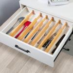 Expandable Bamboo Drawer Dividers Set of 6