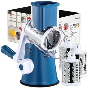 Geedel Rotary Cheese Grater and Vegetable Slicer