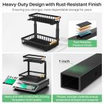 Under Sink Organizer Set with Sliding Drawers