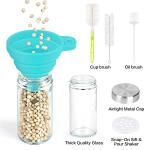 Spice Rack Organizer with Jars and Labels