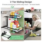 Under Sink Organizer Set with Sliding Drawers