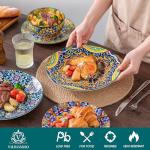 Vancasso 12-Piece Bohemian Dinnerware Set for 4