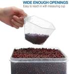 VERONES 10-Pack Tall Airtight Food Storage Containers