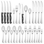 24-Piece Stainless Steel Silverware Set for 4