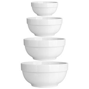 DOWAN Nesting Serving Bowls Set in White
