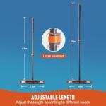 CLEANHOME Extendable Mop with 3 Washable Pads